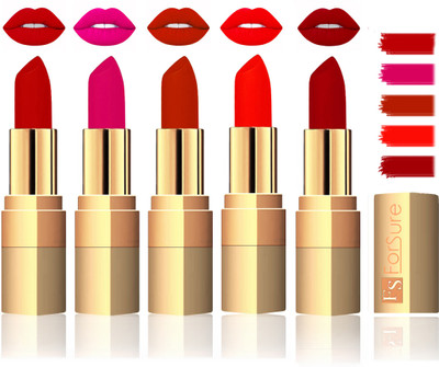 Forsure Extra Soft & Smooth Velvet Matte Lip Color Combo(Coffee,Purple,Chocalate,Hot Red,Maroon)
Forsure Extra Soft & Smooth Velvet Matte Lip Color Combo(Coffee,Purple,Chocalate,Hot Red,Maroon)