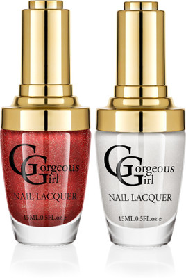 Gorgeous Girl Glossy Nail Lacquer Silver White Glitter-19 & Chinese Red Glitter-38(Pack of 2)
Gorgeous Girl Glossy Nail Lacquer Silver White Glitter-19 & Chinese Red Glitter-38(Pack of 2)