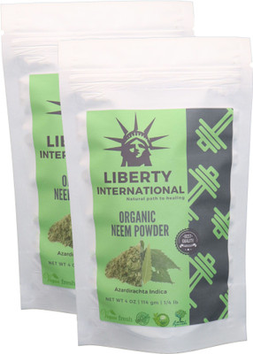 LIBERTY INTERNATIONAL Organic Herbal Neem Powder For Anti-Dandruff Hair And Acne Face , Skin & Hair Care (2 X 114 Gm ) C15(228 g)
LIBERTY INTERNATIONAL Organic Herbal Neem Powder For Anti-Dandruff Hair And Acne Face , Skin & Hair Care (2 X 114 Gm ) C15(228 g)