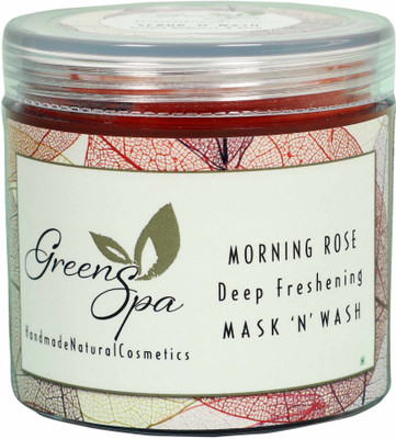 GREENSPA Morning Rose Deep Freshening Mask n Wash Face Wash(100 g)