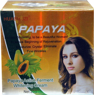 HUASHUZI Papaya Active Ferment Whitening Cream(26 g)