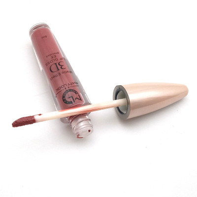 Mattlook 3D Lip Gloss Dark Beige(8 ml, Dark Beige)