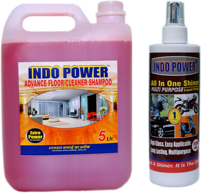 indopower ADVANCE FLOOR CLEANER SHAMPOO (ROSE) 5ltr.+ALL IN-ONE MULTI-PURPOSE SHINER 200ml. ROSE(5200 ml, Pack of 2)
indopower ADVANCE FLOOR CLEANER SHAMPOO (ROSE) 5ltr.+ALL IN-ONE MULTI-PURPOSE SHINER 200ml. ROSE(5200 ml, Pack of 2)