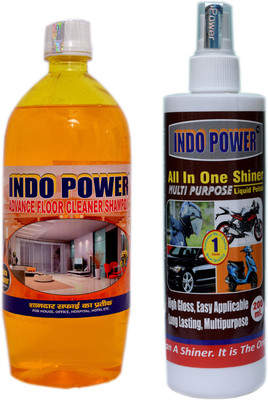 indopower ADVANCE FLOOR CLEANER SHAMPOO (LIME) 1ltr.+ALL IN-ONE MULTI-PURPOSE SHINER 200ml. LIME(1200 ml, Pack of 2)
indopower ADVANCE FLOOR CLEANER SHAMPOO (LIME) 1ltr.+ALL IN-ONE MULTI-PURPOSE SHINER 200ml. LIME(1200 ml, Pack of 2)