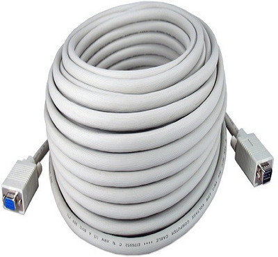 MME High Resolution High Quality 15 PIN MALE TO MALE 30 METER VGA CABLE Compatible VGA Cable (COMPUTER, Laptop, Gaming Device) VGA Cable(Compatible with COMPUTERS, PC, TV, LED, LCD, PROJECTORS, White)
MME High Resolution High Quality 15 PIN MALE TO MALE 30 METER VGA CABLE Compatible VGA Cable (COMPUTER, Laptop, Gaming Device) VGA Cable(Compatible with COMPUTERS, PC, TV, LED, LCD, PROJECTORS, White)