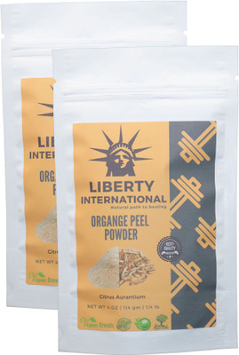 LIBERTY INTERNATIONAL Organic Herbal Organic Orange Peel Powder For Skin Face Skin Whitening & Hair Conditioning (2 X 114 Gm ) C32(228 g)
LIBERTY INTERNATIONAL Organic Herbal Organic Orange Peel Powder For Skin Face Skin Whitening & Hair Conditioning (2 X 114 Gm ) C32(228 g)