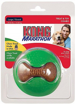 KONG Marathon Ball-Large Rubber Chew Toy For Dog