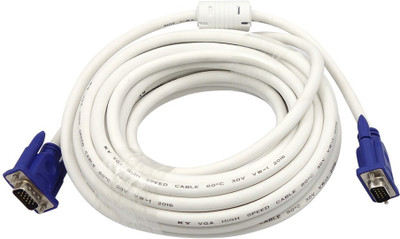 MME Premium Quality VGA CABLE Male To Male Double Ring Extension for Monitor HDTV/PC/Projector/Lcd/Led/Tft VGA Cable (20 METER) VGA Cable(Compatible with COMPUTERS, PC, TV, LED, LCD, PROJECTORS, White)
MME Premium Quality VGA CABLE Male To Male Double Ring Extension for Monitor HDTV/PC/Projector/Lcd/Led/Tft VGA Cable (20 METER) VGA Cable(Compatible with COMPUTERS, PC, TV, LED, LCD, PROJECTORS, White)