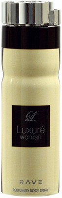 rave Luxure Women Perfume Deodorant Body Spray For Woman 200 ML Deodorant Spray - For Women(200 ml)
rave Luxure Women Perfume Deodorant Body Spray For Woman 200 ML Deodorant Spray - For Women(200 ml)