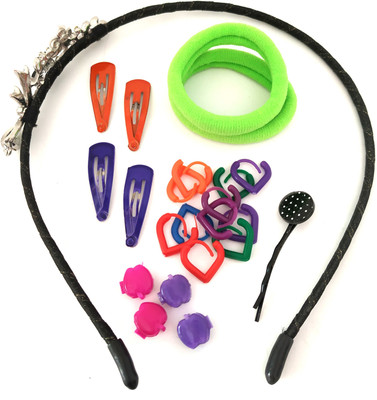 FASHIONABLE PARTY WEAR HAIR BAND , TIC TAC CLIP, PIN, RUBBER BAND Hair Accessory Set(Multicolor)
FASHIONABLE PARTY WEAR HAIR BAND , TIC TAC CLIP, PIN, RUBBER BAND Hair Accessory Set(Multicolor)