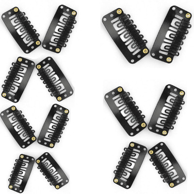 JAGTEK Hair Wig Clips 14 pcs, Hair Toupee Clips, Hair Patch Clips, Hair Extension Clips, hair Attachment Clips, Hair Bonding Clips For Men & Women, Black Hair Clip(Black)
JAGTEK Hair Wig Clips 14 pcs, Hair Toupee Clips, Hair Patch Clips, Hair Extension Clips, hair Attachment Clips, Hair Bonding Clips For Men & Women, Black Hair Clip(Black)