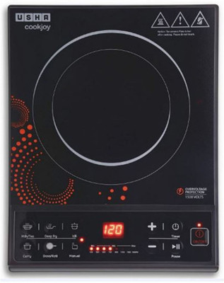 Usha 3616 Induction Cooktop(Black, Push Button)