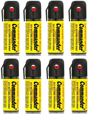 Commander Self Defense Pepper Spray for Women Safety/Protection, Pack of 8 Pepper Stream Spray
Commander Self Defense Pepper Spray for Women Safety/Protection, Pack of 8 Pepper Stream Spray