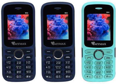 Mymax M34 Combo Of Three(darkblue:darkblue:lightgreen)