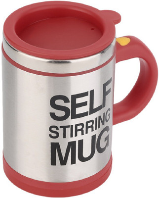TradeaizaTM Stainless Steel Automatic Self Stirring Coffee Stainless Steel Mug(250 ml), Red
TradeaizaTM Stainless Steel Automatic Self Stirring Coffee Stainless Steel Mug(250 ml), Red