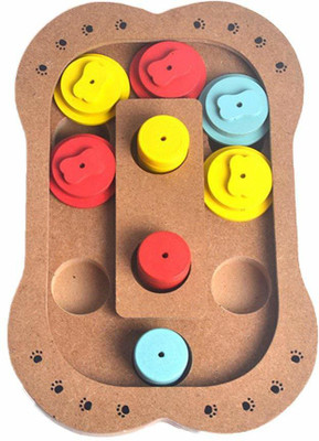 SRI Multifunctional Natural Food Treated Wooden Educational Paw Puzzle Interactive Toy for Puppies Dogs Cats Pets Supplies Wooden Training Aid For Dog
SRI Multifunctional Natural Food Treated Wooden Educational Paw Puzzle Interactive Toy for Puppies Dogs Cats Pets Supplies Wooden Training Aid For Dog
