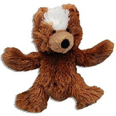 kong Sitting Frog Dog Toy Small, Green Polyester Chew Toy For Dog