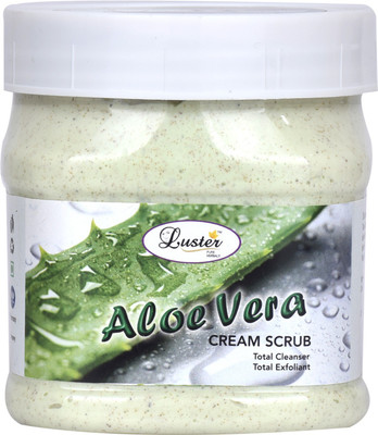 Luster Aloe Vera Skin Nourishing Face & Body Facial Cream Scrub(500 g)