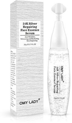 omy lady LUXE 9-OMY LADY 24K Silver Repairing Face Essence Serum Skin Care shrink pores Anti-Ageing Intensive Lifting Firming skin serum(20 g)
omy lady LUXE 9-OMY LADY 24K Silver Repairing Face Essence Serum Skin Care shrink pores Anti-Ageing Intensive Lifting Firming skin serum(20 g)