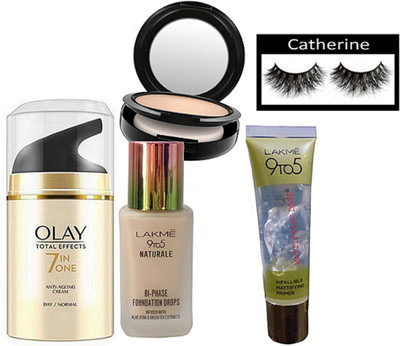 catherine Eyelashes, Fix Compact, Foundation, Infallible Mattifying Base Primer, Anti Ageing Cream(Set of 5)
catherine Eyelashes, Fix Compact, Foundation, Infallible Mattifying Base Primer, Anti Ageing Cream(Set of 5)