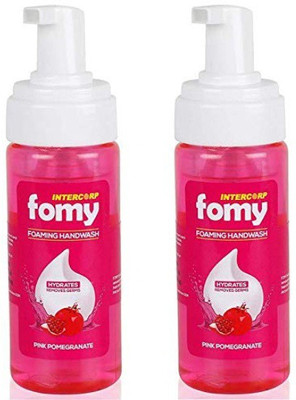 Intercorp Fomy Antibacterial Soft Refreshing Foam Hand Wash, 160ml Each (Pink Pomegranate) - Pack of 2(320 ml, Pump Dispenser, Pack of 2)
Intercorp Fomy Antibacterial Soft Refreshing Foam Hand Wash, 160ml Each (Pink Pomegranate) - Pack of 2(320 ml, Pump Dispenser, Pack of 2)