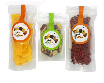 Let's GoNuts Fresh Dried Gojiberries, Mango & Brazil Nuts (150g, 200g & 100g Respectively) Assorted Fruit(450 g, Pouch)
Let's GoNuts Fresh Dried Gojiberries, Mango & Brazil Nuts (150g, 200g & 100g Respectively) Assorted Fruit(450 g, Pouch)