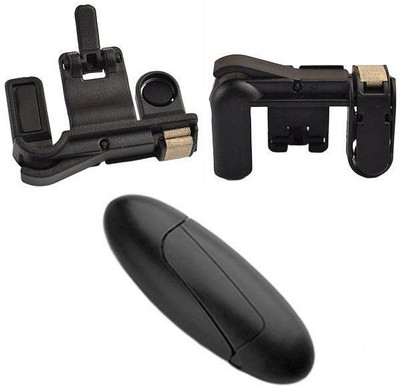 LIFEMUSIC Good Quality Mobile Game Joystick Grip Extended Handle Game Controller Sucker Gamepad Holder For 4.7-6.4 Inch Smart Phone With Pubg Sensitive Shoot/aim Buttons L1 R1 Trigger Gaming Accessory Kit(Black, For Android, iOS)
LIFEMUSIC Good Quality Mobile Game Joystick Grip Extended Handle Game Controller Sucker Gamepad Holder For 4.7-6.4 Inch Smart Phone With Pubg Sensitive Shoot/aim Buttons L1 R1 Trigger Gaming Accessory Kit(Black, For Android, iOS)