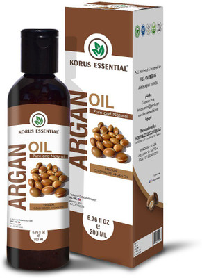 Korus Essential 100% Pure & Natural Argan Oil | For Hair, Skin & Anti-Ageing Face Care Hair Oil(200 ml)
Korus Essential 100% Pure & Natural Argan Oil | For Hair, Skin & Anti-Ageing Face Care Hair Oil(200 ml)