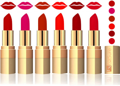 Forsure Coffee, Purple, Chocolate, Hot Red, Maroon, Mauve Velvet Matte Lipstick(Coffee, Purple, Chocolate, Hot Red, Maroon, Mauve)
Forsure Coffee, Purple, Chocolate, Hot Red, Maroon, Mauve Velvet Matte Lipstick(Coffee, Purple, Chocolate, Hot Red, Maroon, Mauve)