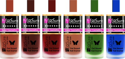 Forsure Nude, Reddish Maroon, Maroon, Brown, Green, Blue Velvet Matte Nail Polish (Set of 6 Nail Polish) Nude, Reddish Maroon, Maroon, Brown, Green, Blue(Pack of 6)
Forsure Nude, Reddish Maroon, Maroon, Brown, Green, Blue Velvet Matte Nail Polish (Set of 6 Nail Polish) Nude, Reddish Maroon, Maroon, Brown, Green, Blue(Pack of 6)