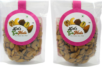 Let's GoNuts Mamra Giri Almonds - 2 Packs of 250gms (Regular) Almonds(500 g, Pouch)
Let's GoNuts Mamra Giri Almonds - 2 Packs of 250gms (Regular) Almonds(500 g, Pouch)
