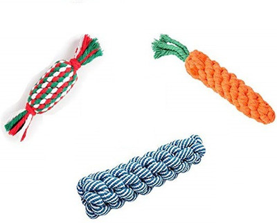 Emily Pets Puppy Dog Chew Toys Cotton Dog Toys for Puppy Pet Play Chew and Training Pack of 3 Cotton Chew Toy For Dog & Cat
Emily Pets Puppy Dog Chew Toys Cotton Dog Toys for Puppy Pet Play Chew and Training Pack of 3 Cotton Chew Toy For Dog & Cat