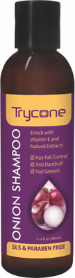 Trycone Onion Shampoo with Vitamin E, Natural Extracts & Herbs, 200 Ml(200 ml)