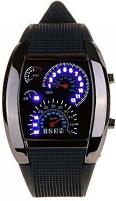 Pappi Boss Unique Stylish Fashionable Sporty Unisex Silicone Black Speedometer Led Watch - For Men & Women
Pappi Boss Unique Stylish Fashionable Sporty Unisex Silicone Black Speedometer Led Watch - For Men & Women