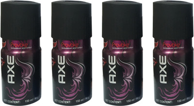 AXE PROVOKE ( PACK OF 4) Deodorant Spray - For Men(150 ml, Pack of 4)
