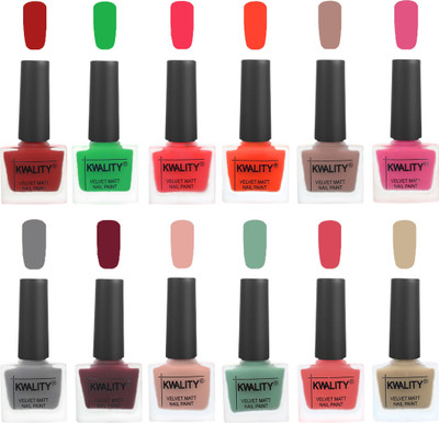 Kwality Nail Paints | Nail Polish| Nail Paint Combo Set of 12 Red-Green-Pink Mania-Candy Orange-Salmon Run-Pink -Grey-Maroon-Salmon Pink-Mischievous Mint-Baby Pink-Nude(Pack of 12)
Kwality Nail Paints | Nail Polish| Nail Paint Combo Set of 12 Red-Green-Pink Mania-Candy Orange-Salmon Run-Pink -Grey-Maroon-Salmon Pink-Mischievous Mint-Baby Pink-Nude(Pack of 12)