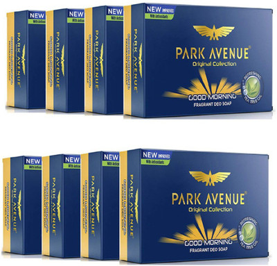 Park Avenue good morning fragrence soap (125gx8)(125 g, Pack of 8)