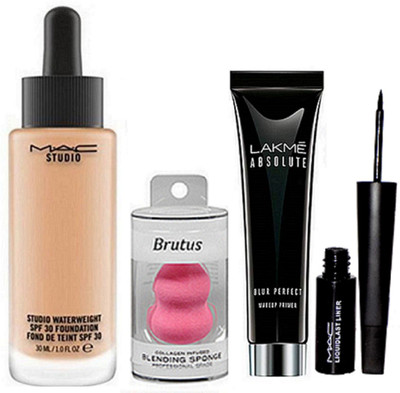 brutus Sponge puff, blur perfect primer, waterweight foundation, liquid last eyeliner(Set of 4)
brutus Sponge puff, blur perfect primer, waterweight foundation, liquid last eyeliner(Set of 4)