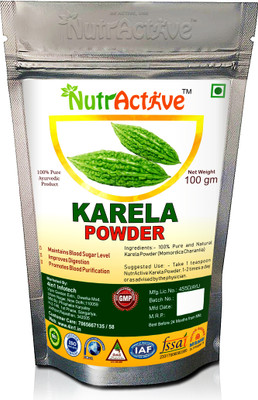 NutrActive 100% Natural Karela Powder 100 gm(100 g)
