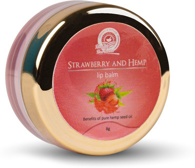 Health Horizons Strawberry & Hemp Lip Balm (8GM) Strawberry(Pack of: 1, 10 g)