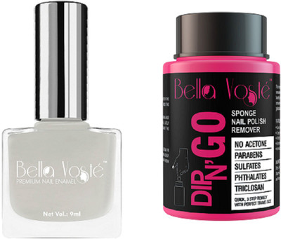 Bella Voste Nail Polish Kit CRASH CRUMBS Metallic 89 ml Pack of 2(Pack of 2)