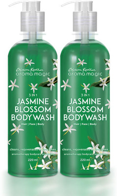 Aroma Magic 3in 1 Jasmine Blossom bodywash - 220ml ( Pack of 2)(220 ml, Pack of 2)
Aroma Magic 3in 1 Jasmine Blossom bodywash - 220ml ( Pack of 2)(220 ml, Pack of 2)