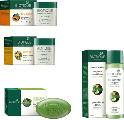 BIOTIQUE BIO combo kit, SOAP(Set of 4)