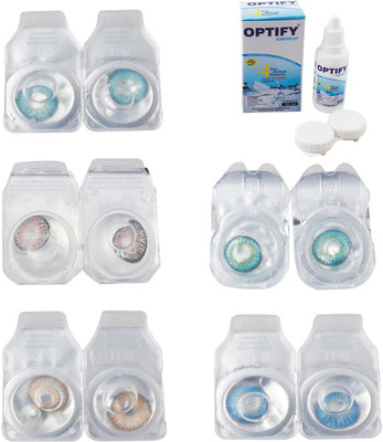 Optify Combo Pack Monthly Color Contact Lens With Solution Monthly Contact Lens(0, Aqua-Grey-Hazel-Green Turquoise-Blue Topaz, Pack of 5)
Optify Combo Pack Monthly Color Contact Lens With Solution Monthly Contact Lens(0, Aqua-Grey-Hazel-Green Turquoise-Blue Topaz, Pack of 5)