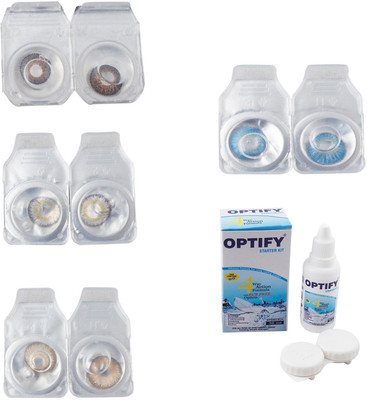 Optify Combo Pack Monthly Color Contact Lens With Solution Monthly Contact Lens(0, Brown-Natural Grey-Gold-Blue Topaz, Pack of 4)
Optify Combo Pack Monthly Color Contact Lens With Solution Monthly Contact Lens(0, Brown-Natural Grey-Gold-Blue Topaz, Pack of 4)