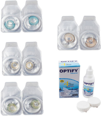 Optify Combo Pack Monthly Color Contact Lens With Solution Monthly Contact Lens(0, Aqua-Natural Grey-Green-Hazel, Pack of 4)
Optify Combo Pack Monthly Color Contact Lens With Solution Monthly Contact Lens(0, Aqua-Natural Grey-Green-Hazel, Pack of 4)