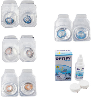 Optify Combo Pack Monthly Color Contact Lens With Solution Monthly Contact Lens(0, Blue-Grey-Honey-Blue Topaz, Pack of 4)
Optify Combo Pack Monthly Color Contact Lens With Solution Monthly Contact Lens(0, Blue-Grey-Honey-Blue Topaz, Pack of 4)