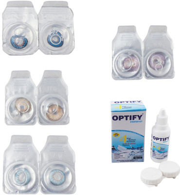 Optify Combo Pack Monthly Color Contact Lens With Solution Monthly Contact Lens(0, Blue-Gold-Sea Blue-Violet, Pack of 4)
Optify Combo Pack Monthly Color Contact Lens With Solution Monthly Contact Lens(0, Blue-Gold-Sea Blue-Violet, Pack of 4)