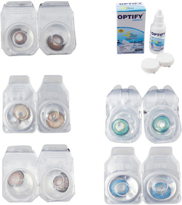 Optify Combo Pack Monthly Color Contact Lens With Solution Monthly Contact Lens(0, Brown-Gold-Grey-Green Turquoise-Blue Topaz, Pack of 5)
Optify Combo Pack Monthly Color Contact Lens With Solution Monthly Contact Lens(0, Brown-Gold-Grey-Green Turquoise-Blue Topaz, Pack of 5)