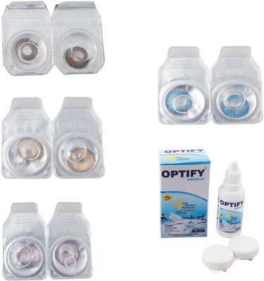 Optify Combo Pack Monthly Color Contact Lens With Solution Monthly Contact Lens(0, Brown-Hazel-Violet-Blue Topaz, Pack of 4)
Optify Combo Pack Monthly Color Contact Lens With Solution Monthly Contact Lens(0, Brown-Hazel-Violet-Blue Topaz, Pack of 4)
